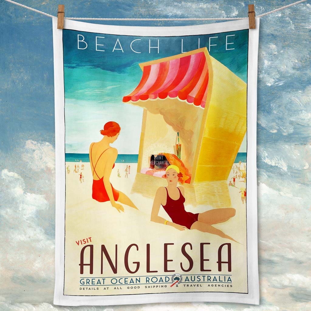 Linen Tea Towel | Anglesea Linen Tea Towel