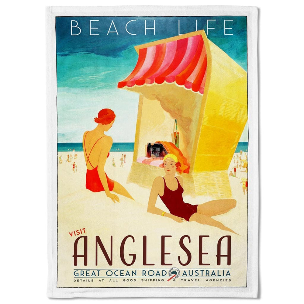 Linen Tea Towel | Anglesea Linen Tea Towel