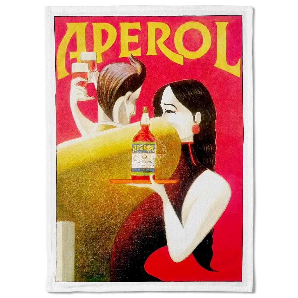 Linen Tea Towel | Aperol 1990 Linen Tea Towel