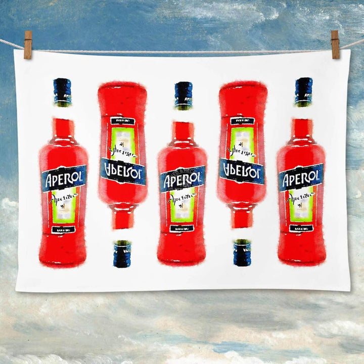 Linen Tea Towel | Aperol Linen Tea Towel