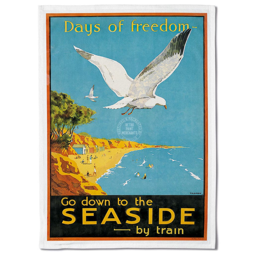 Linen Tea Towel | Days Of Freedom Linen Tea Towel