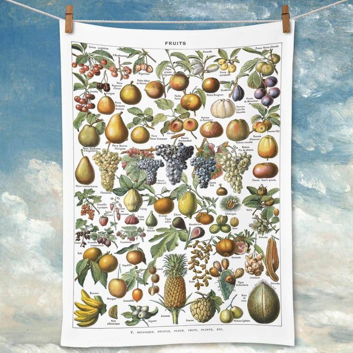 Linen Tea Towel | Fruits Linen Tea Towel