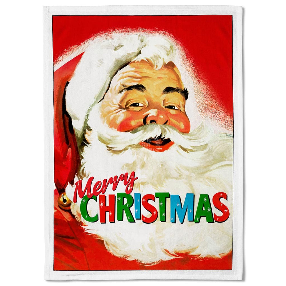 Linen Tea Towel | Merry Christmas Linen Tea Towel
