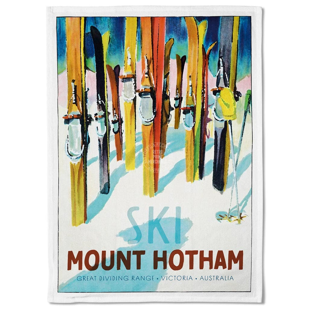 Linen Tea Towel | Mount Hotham Linen Tea Towel