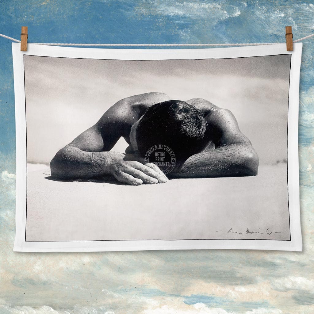 Available Mid July - Linen Tea Towel | Sunbaker Linen Tea Towel