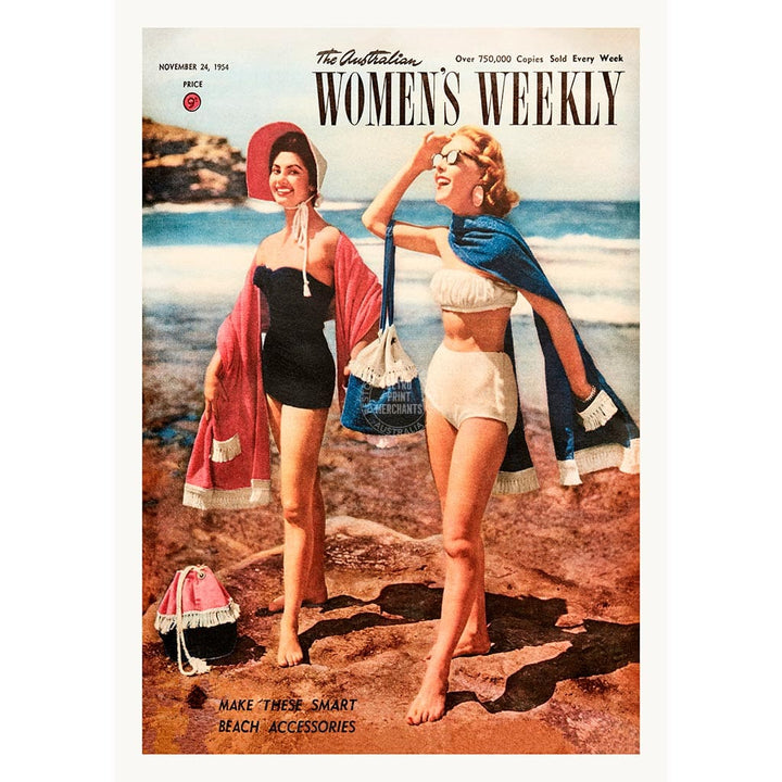 The Australian Women’s Weekly 1954 Beside Seaside | Australia Print Art