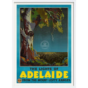 The Lights Of Adelaide | Australia 422Mm X 295Mm 16.6 11.6 A3 / White Print Art
