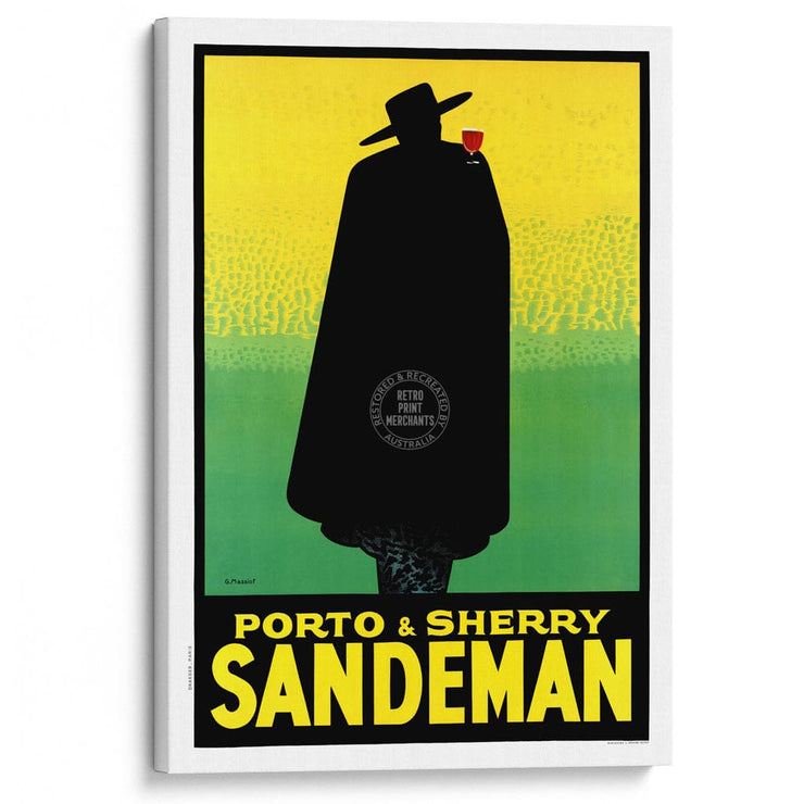 The Sandeman Don | Uk A4 210 X 297Mm 8.3 11.7 Inches / Stretched Canvas Print Art