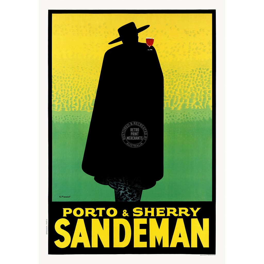 The Sandeman Don | Uk A4 210 X 297Mm 8.3 11.7 Inches / Unframed Print Art
