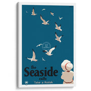 The Seaside Gulls | Australia A3 297 X 420Mm 11.7 16.5 Inches / Stretched Canvas Print Art