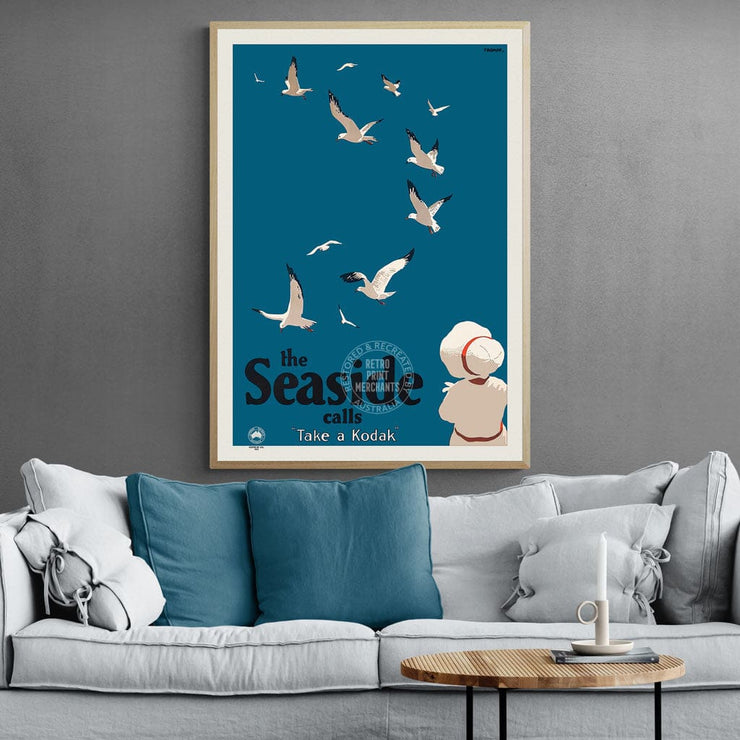 The Seaside Gulls | Australia Print Art