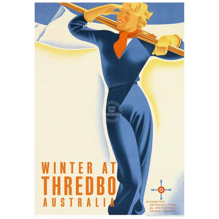 Thredbo Winter | Australia 422Mm X 295Mm 16.6 11.6 A3 / Unframed Print Art
