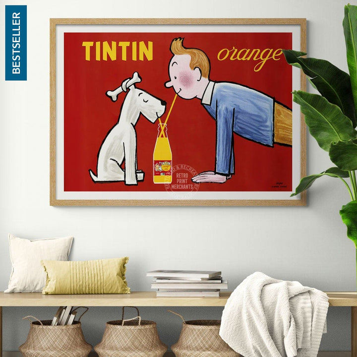Tintin Orange Soda | France Print Art
