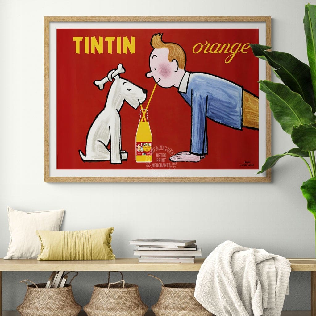 Tintin Orange Soda | France Print Art