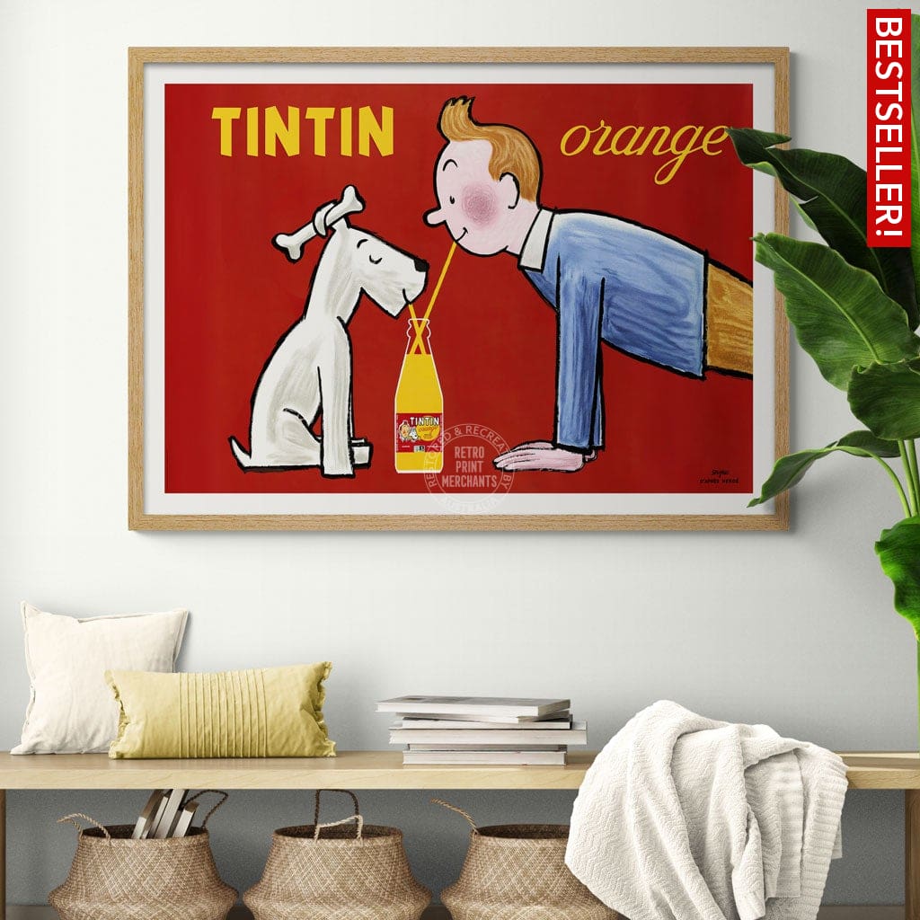 Tintin Orange Soda | France Print Art