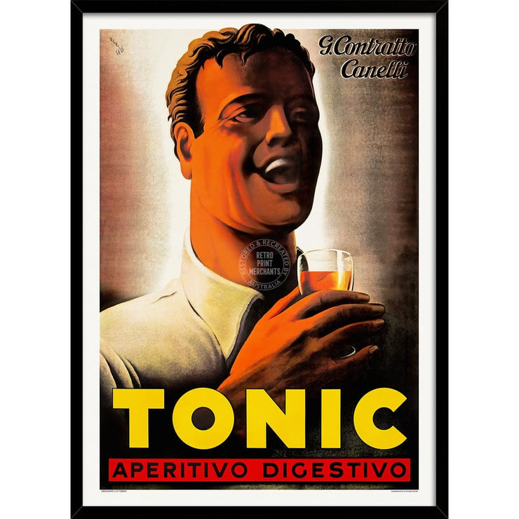 Tonic 1938 | Italy 422Mm X 295Mm 16.6 11.6 A3 / Black Print Art