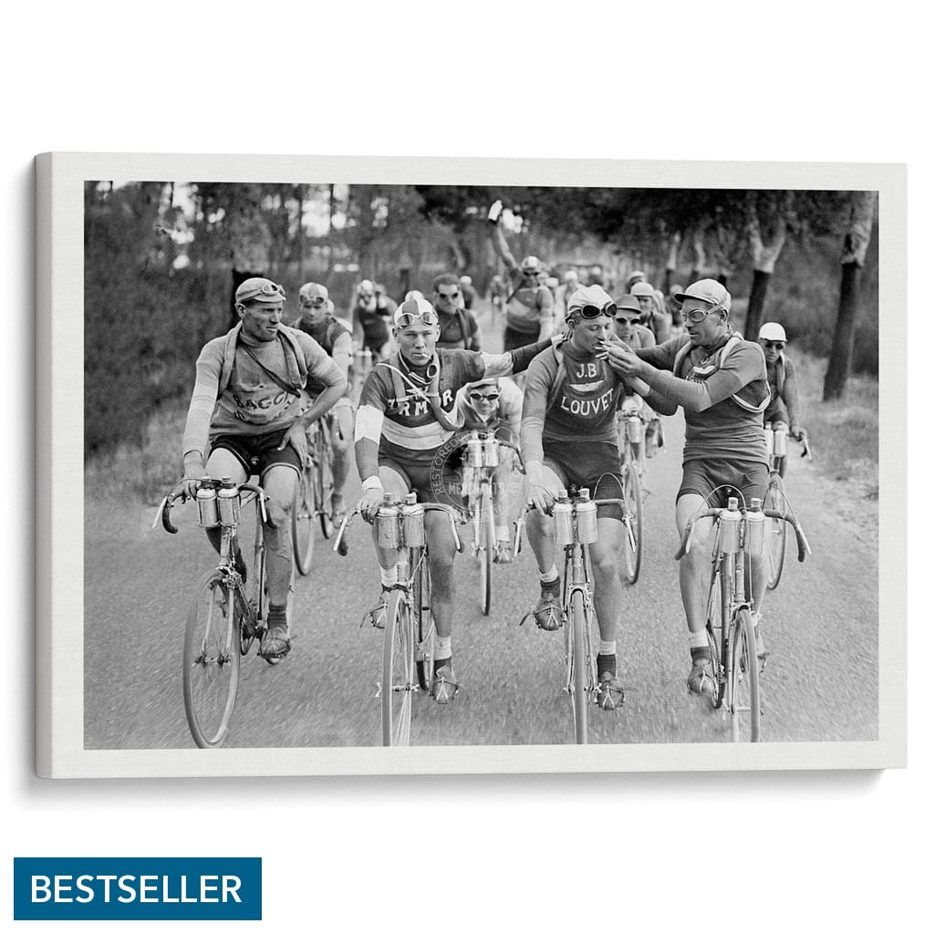 Tour De France 1927 | A3 297 X 420Mm 11.7 16.5 Inches / Stretched Canvas Print Art