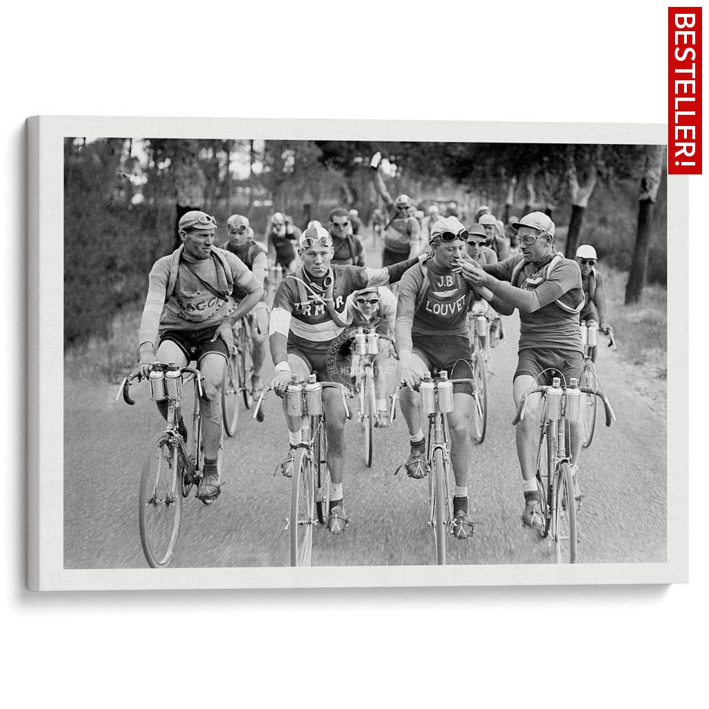 Tour De France 1927 | A3 297 X 420Mm 11.7 16.5 Inches / Stretched Canvas Print Art