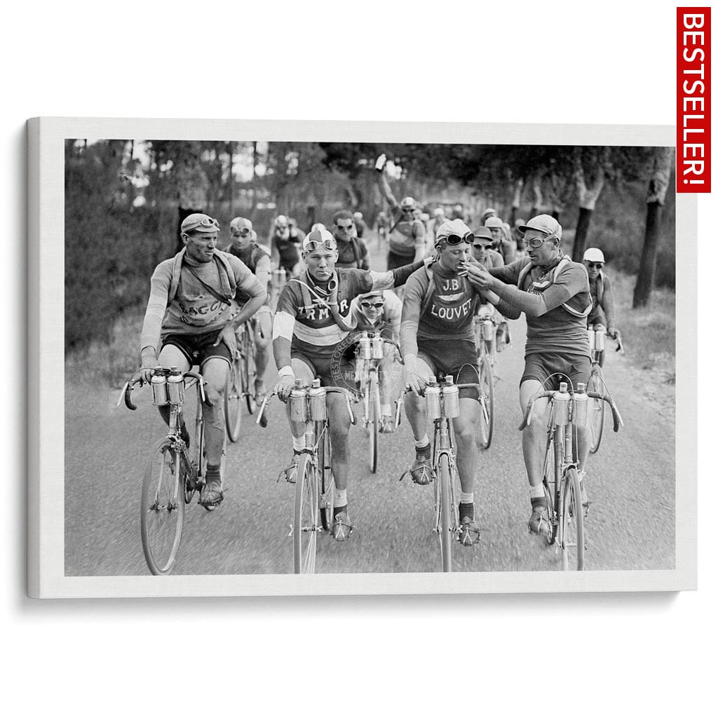 Tour De France 1927 | A3 297 X 420Mm 11.7 16.5 Inches / Stretched Canvas Print Art