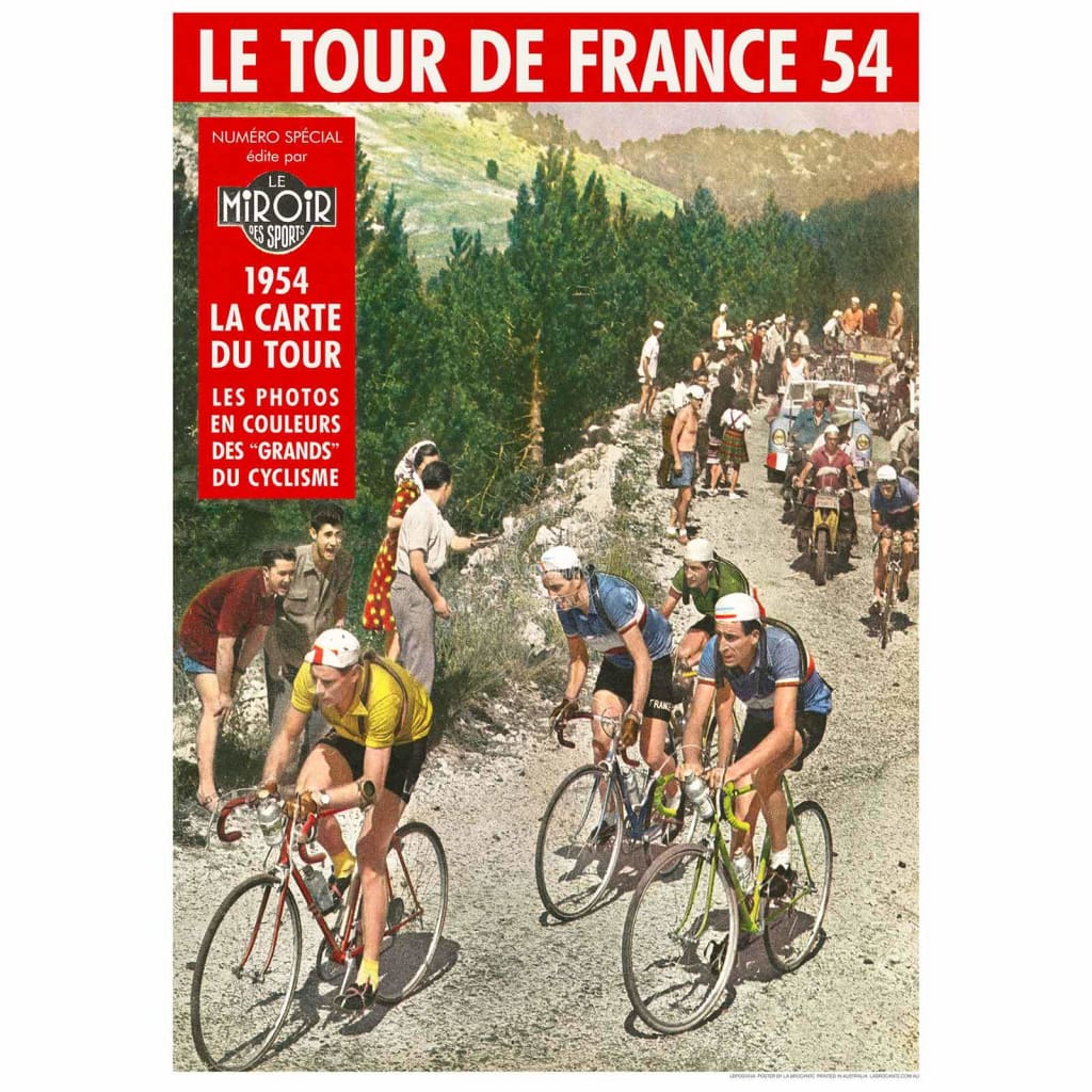 Tour De France 1954 | Print Art