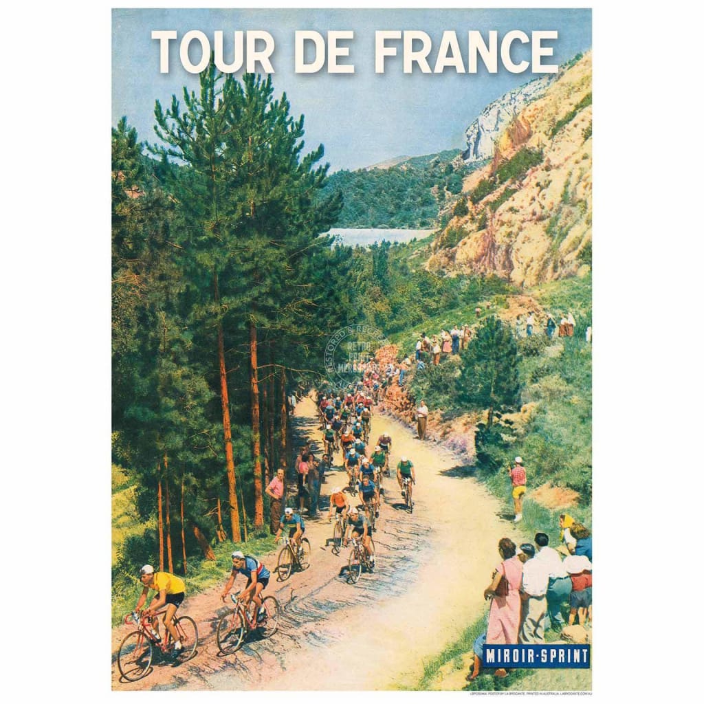 Tour De France Climb | 422Mm X 295Mm 16.6 11.6 A3 / Unframed Print Art