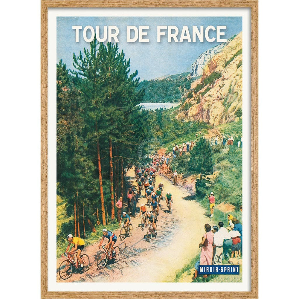 Tour De France Framed Set Print Art