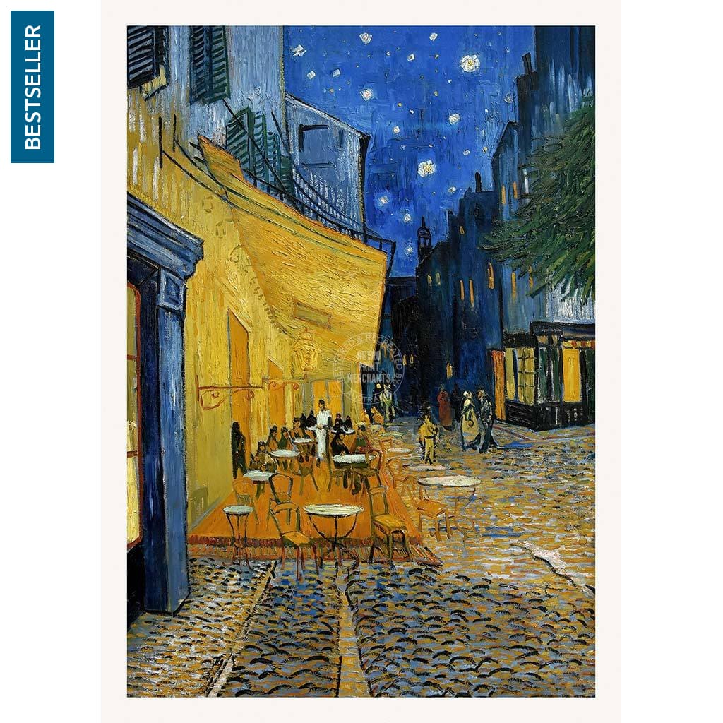 Van Gogh Cafe Terrace At Night | France A3 297 X 420Mm 11.7 16.5 Inches / Unframed Print Art