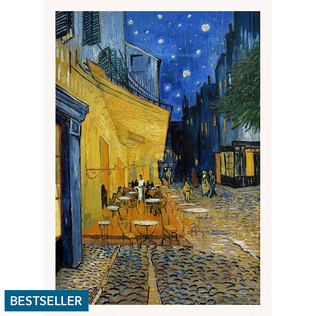 Van Gogh Cafe Terrace At Night | France A3 297 X 420Mm 11.7 16.5 Inches / Unframed Print Art