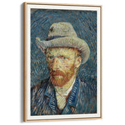Van Gogh Self-Portrait With Grey Felt Hat | France A3 297 X 420Mm 11.7 16.5 Inches / Canvas Floating