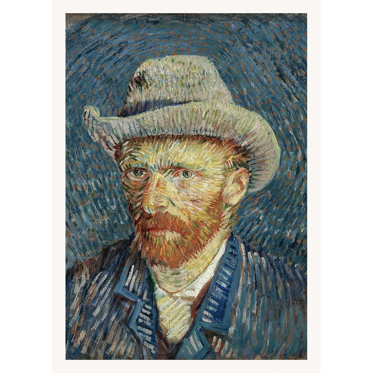 Van Gogh Self-Portrait With Grey Felt Hat | France A3 297 X 420Mm 11.7 16.5 Inches / Unframed Print
