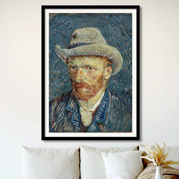 Van Gogh Self-Portrait With Grey Felt Hat | France Print Art