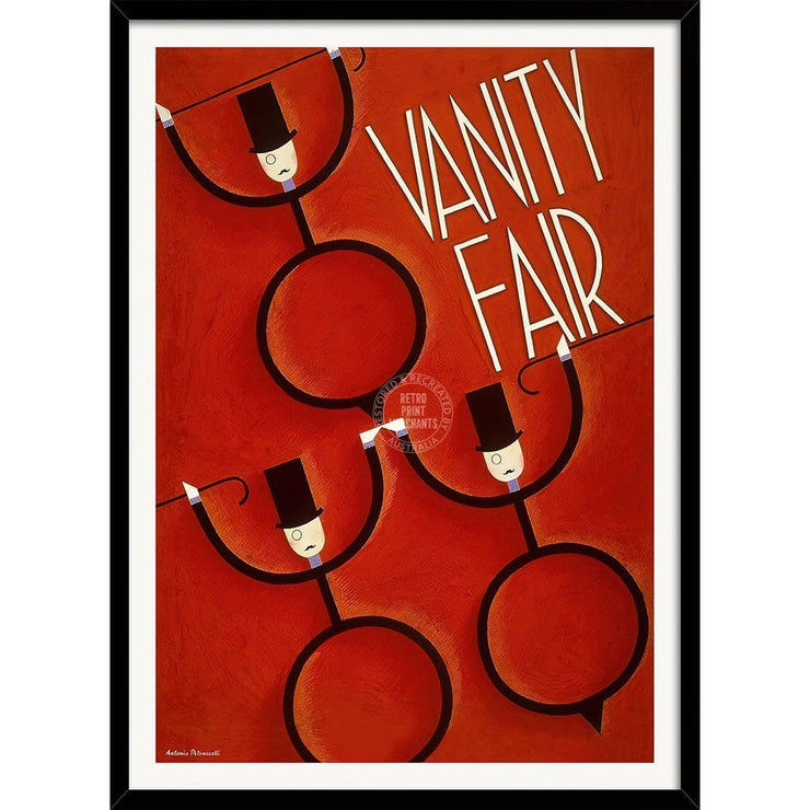 Vanity Fair | United States A4 210 X 297Mm 8.3 11.7 Inches / Framed Print: Black Timber Print Art