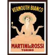 Vermouth Bianco | Italy A3 297 X 420Mm 11.7 16.5 Inches / Framed Print - Dark Oak Timber Art