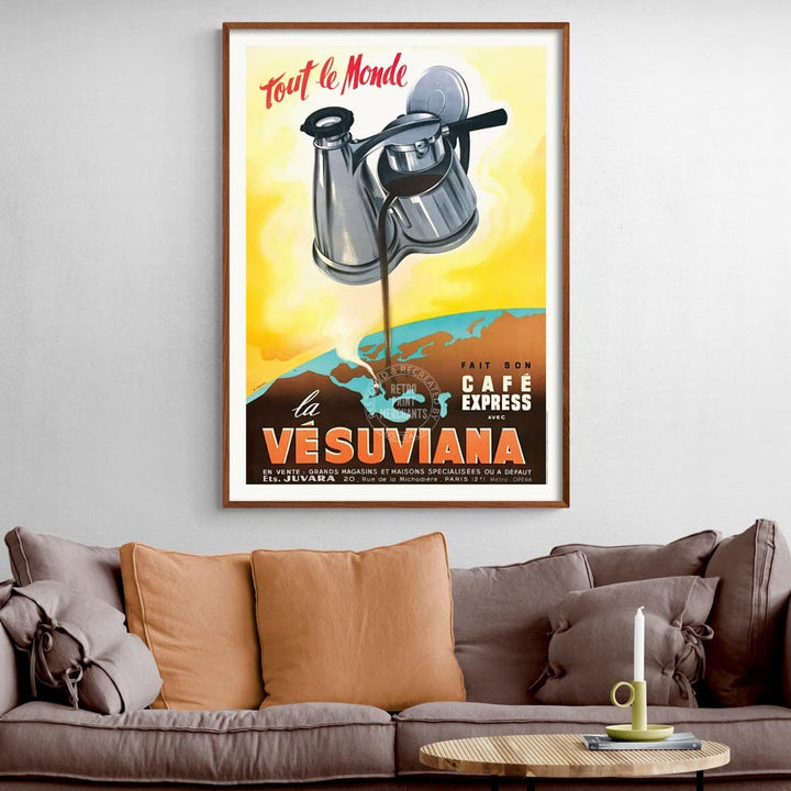 Vesuviana Coffee Maker | Italy A3 297 X 420Mm 11.7 16.5 Inches / Unframed Print Art