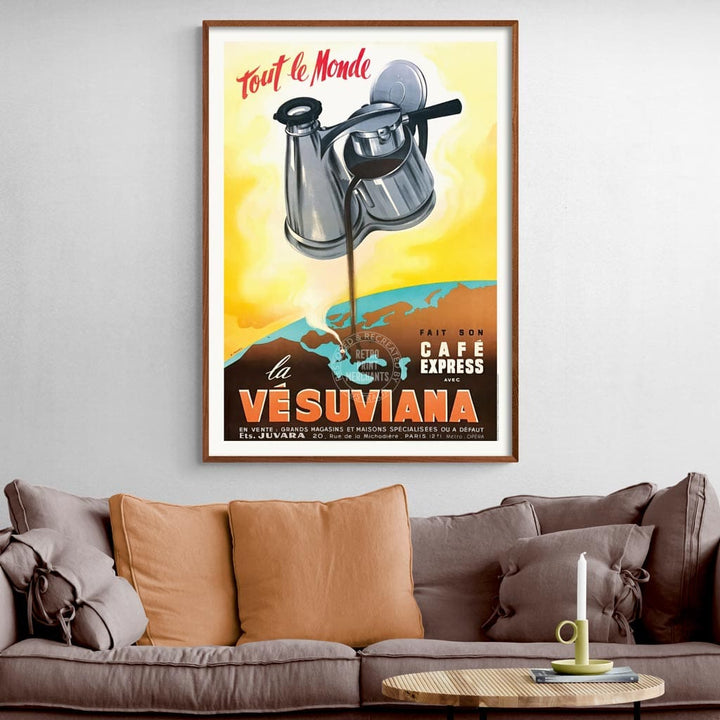 Vesuviana Coffee Maker | Italy A3 297 X 420Mm 11.7 16.5 Inches / Unframed Print Art