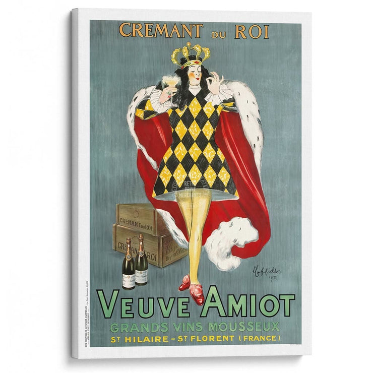 Veuve Amiot 1922 | France A4 210 X 297Mm 8.3 11.7 Inches / Stretched Canvas Print Art