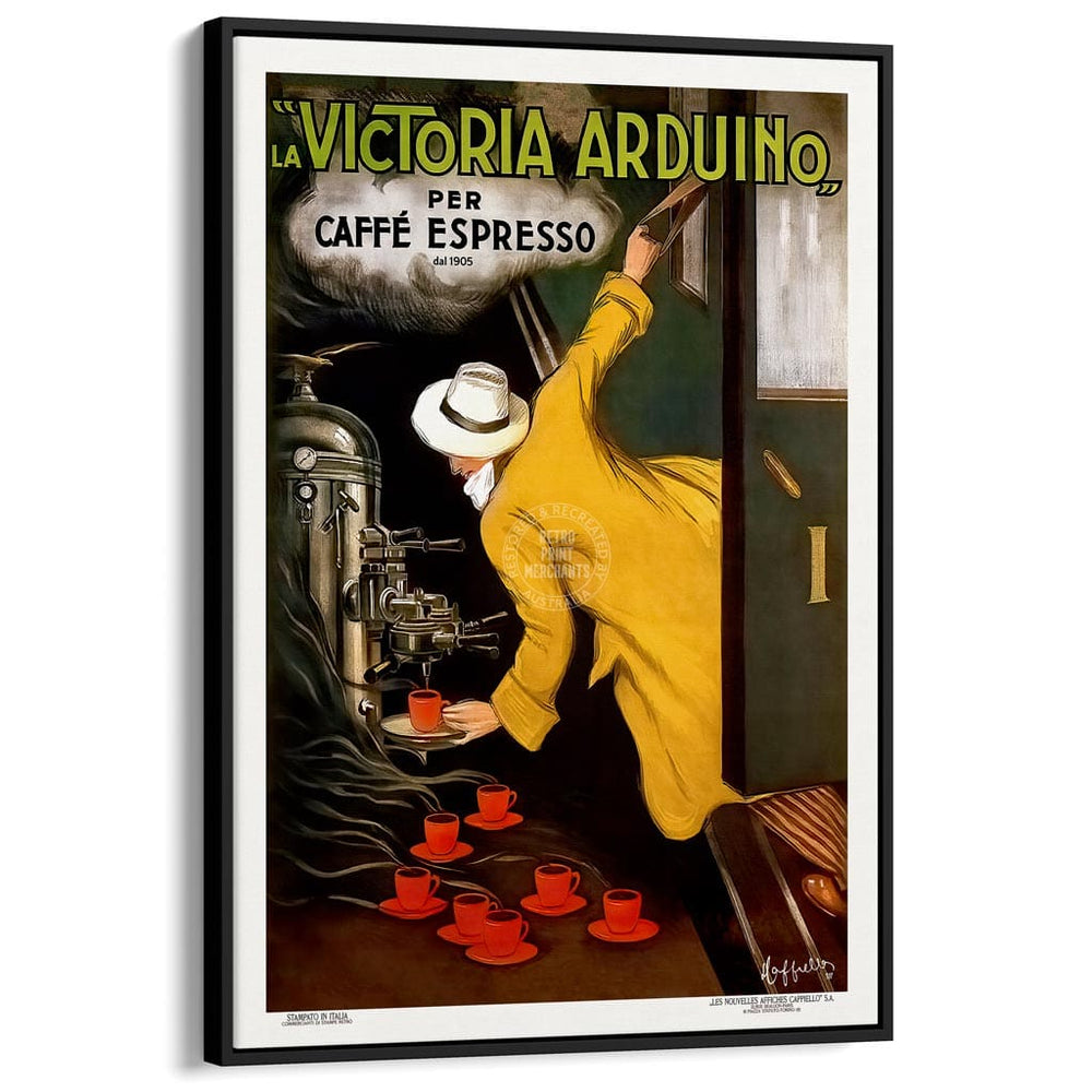 Victoria Arduino Espresso Coffee | Italy A3 297 X 420Mm 11.7 16.5 Inches / Canvas Floating Frame -