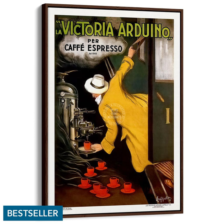 Victoria Arduino Espresso Coffee | Italy A3 297 X 420Mm 11.7 16.5 Inches / Canvas Floating Frame -