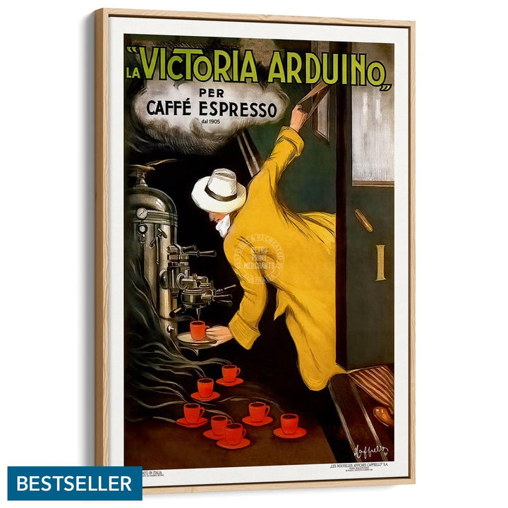 Victoria Arduino Espresso Coffee | Italy A3 297 X 420Mm 11.7 16.5 Inches / Canvas Floating Frame -