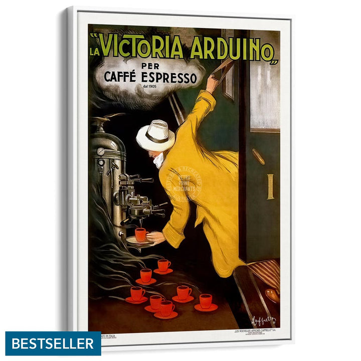 Victoria Arduino Espresso Coffee | Italy A3 297 X 420Mm 11.7 16.5 Inches / Canvas Floating Frame -
