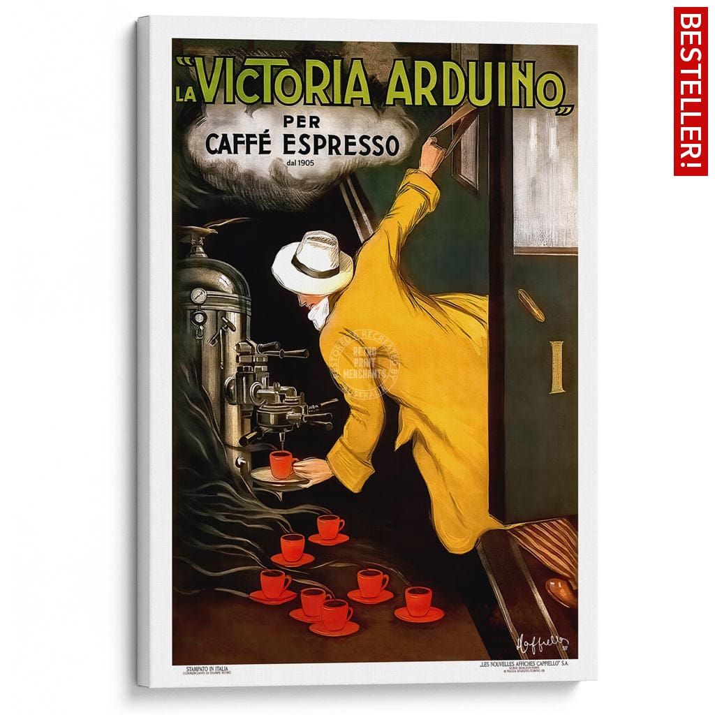 Victoria Arduino Espresso Coffee | Italy A3 297 X 420Mm 11.7 16.5 Inches / Stretched Canvas Print