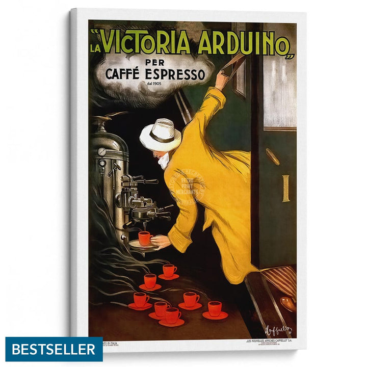 Victoria Arduino Espresso Coffee | Italy A3 297 X 420Mm 11.7 16.5 Inches / Stretched Canvas Print