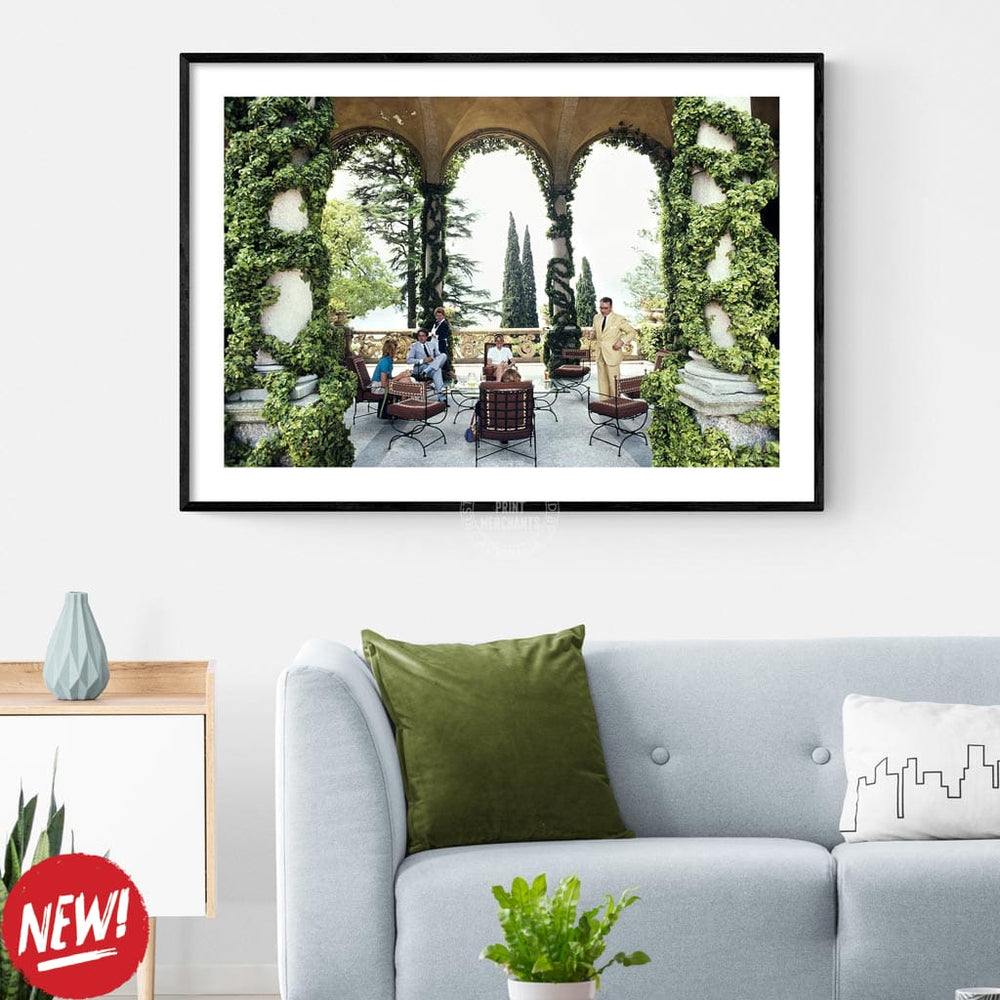 Villa Del Balbianello By Slim Aarons C Size | 320 X 490Mm Unframed 600 760Mm Framed / Framed Print: