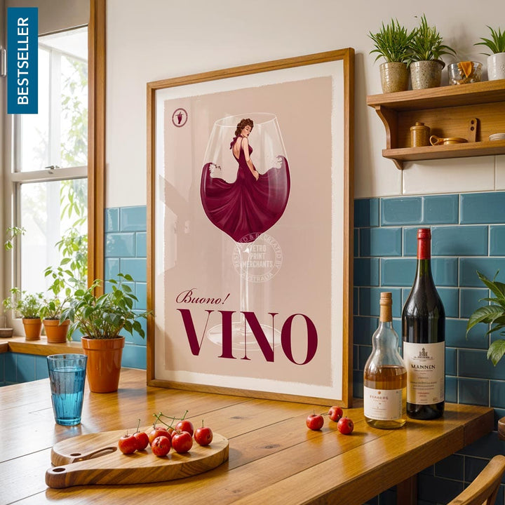 VINO | WORLDWIDE A3 | 297 x 420mm | 11.7 x 16.5 inches / Unframed Print Print Art