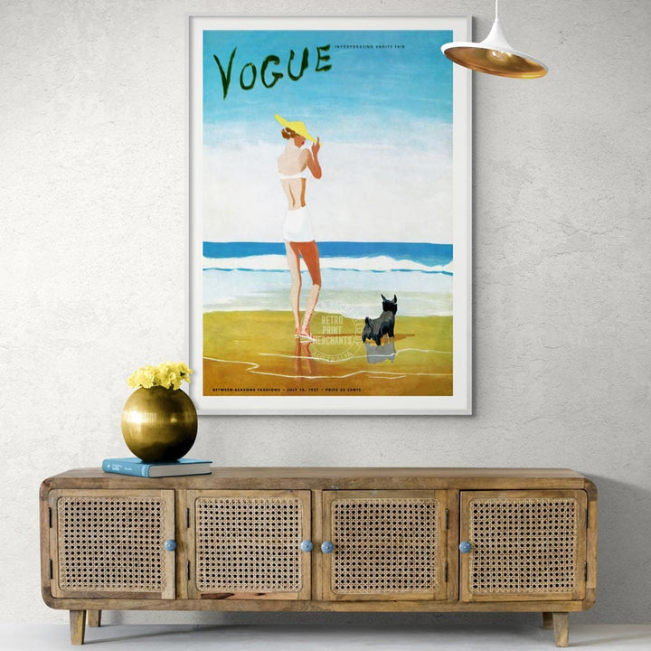 Vogue Beach Walk 1937 | Usa Print Art