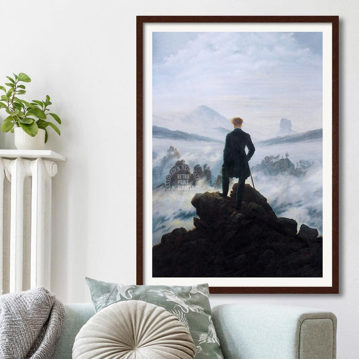 Wanderer Above The Sea Of Fog | Germany Print Art