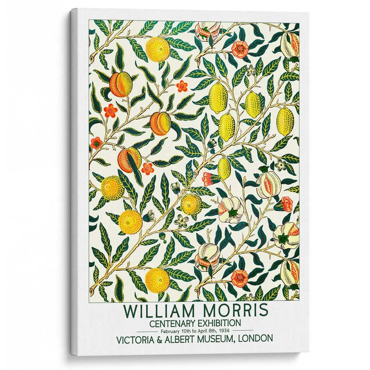 William Morris Fruits | Great Britain A3 297 X 420Mm 11.7 16.5 Inches / Stretched Canvas Print Art