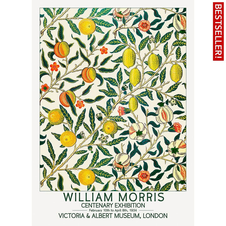 William Morris Fruits | Great Britain A3 297 X 420Mm 11.7 16.5 Inches / Unframed Print Art