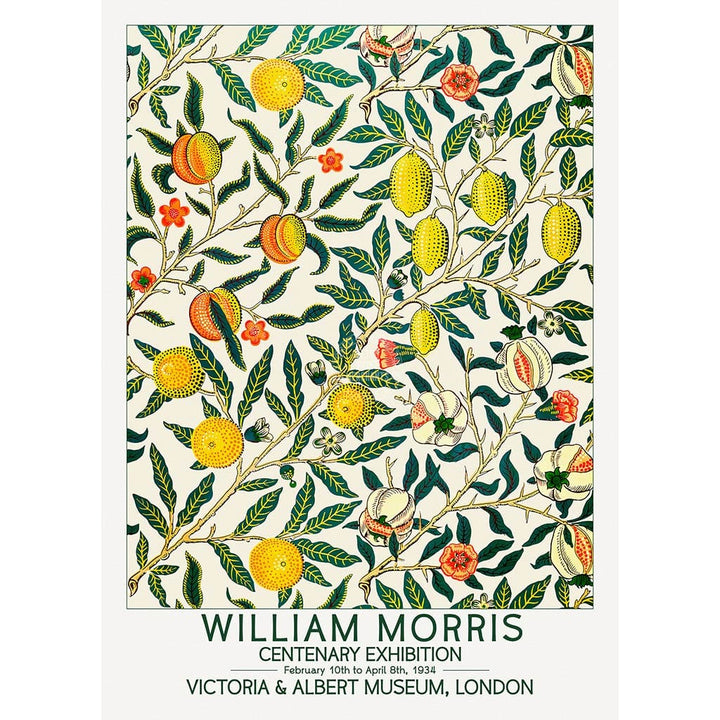 William Morris Fruits | Great Britain A3 297 X 420Mm 11.7 16.5 Inches / Unframed Print Art