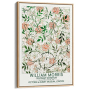 William Morris Jasmine | Great Britain A3 297 X 420Mm 11.7 16.5 Inches / Canvas Floating Frame -